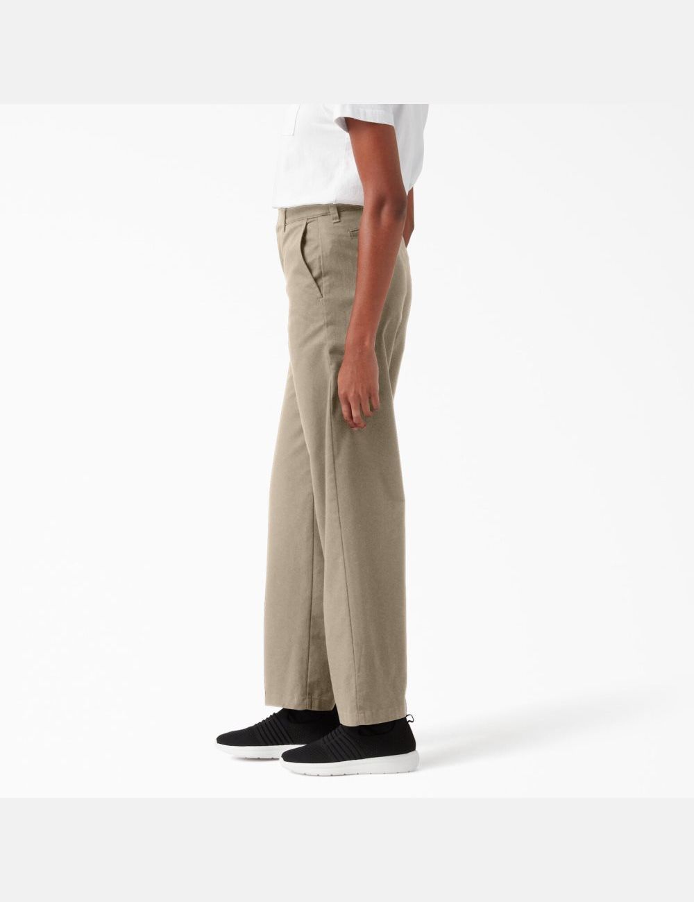 Pantalons Décontractés Dickies High Rise Larges Leg Twill Marron | 741MVJNXQ