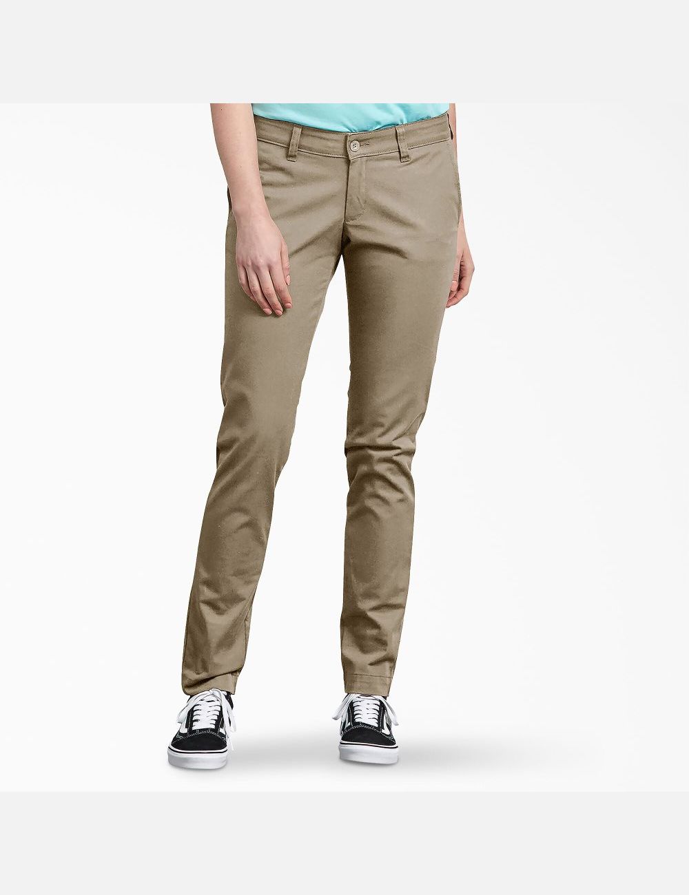 Pantalons Décontractés Dickies Mince Fit Pants Marron | 508EYIBFK