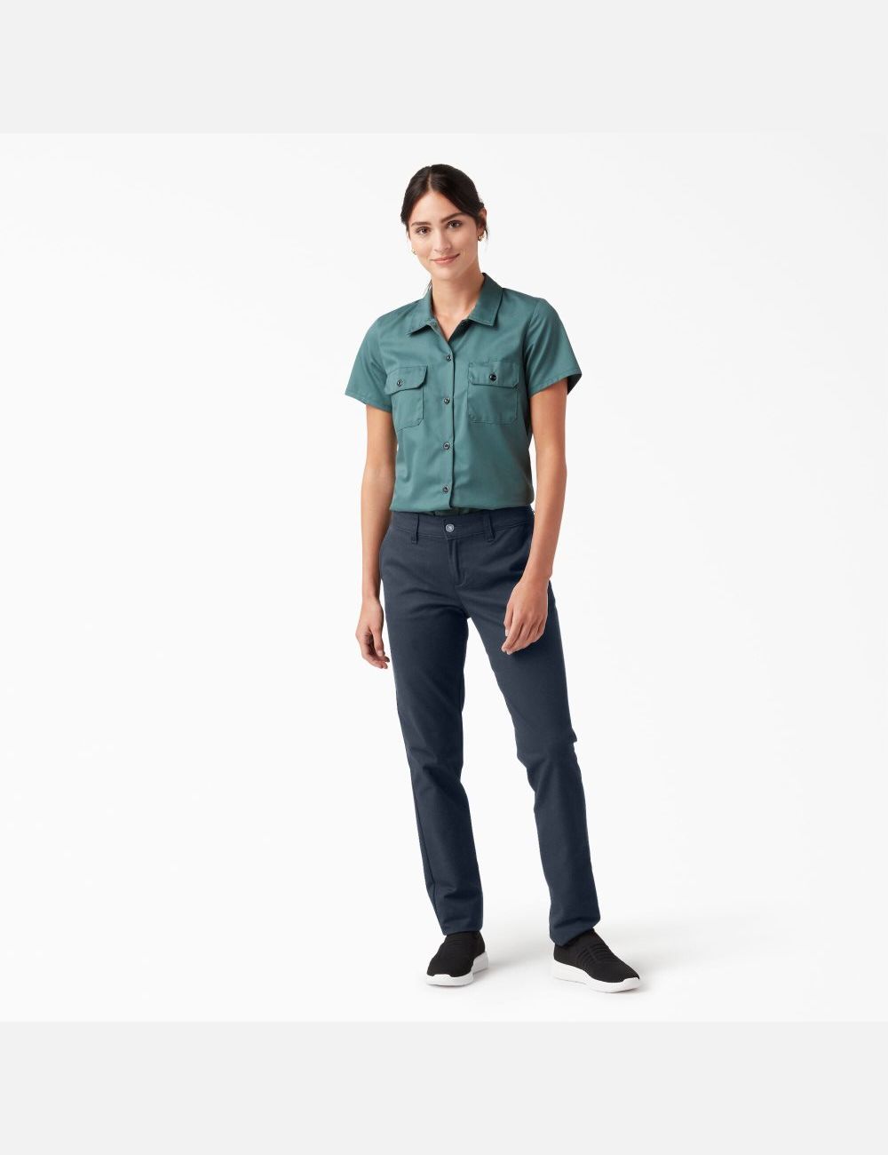 Pantalons Décontractés Dickies Mince Twill Bleu Marine | 126OELJSB