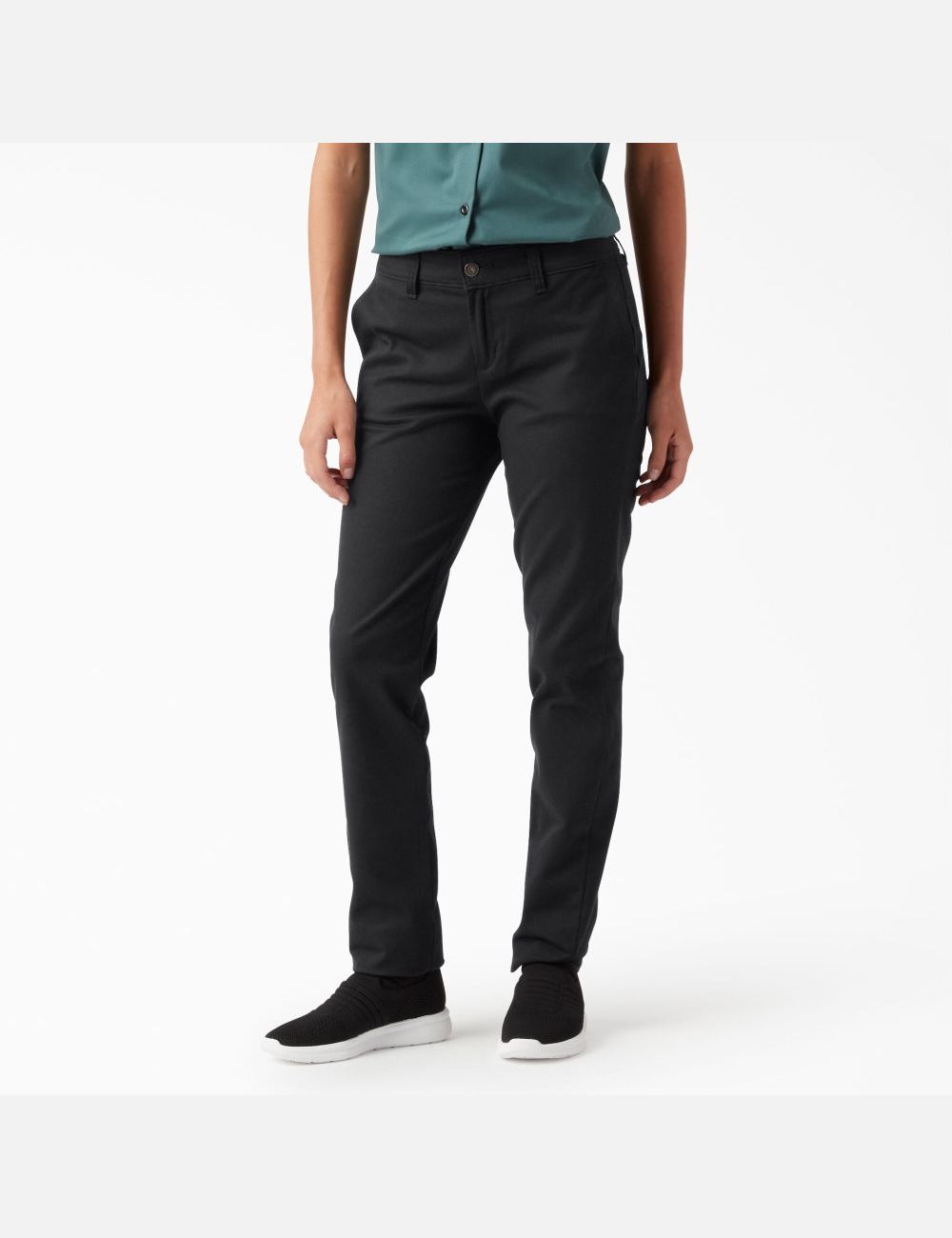 Pantalons Décontractés Dickies Mince Twill Noir | 132ELIKMS