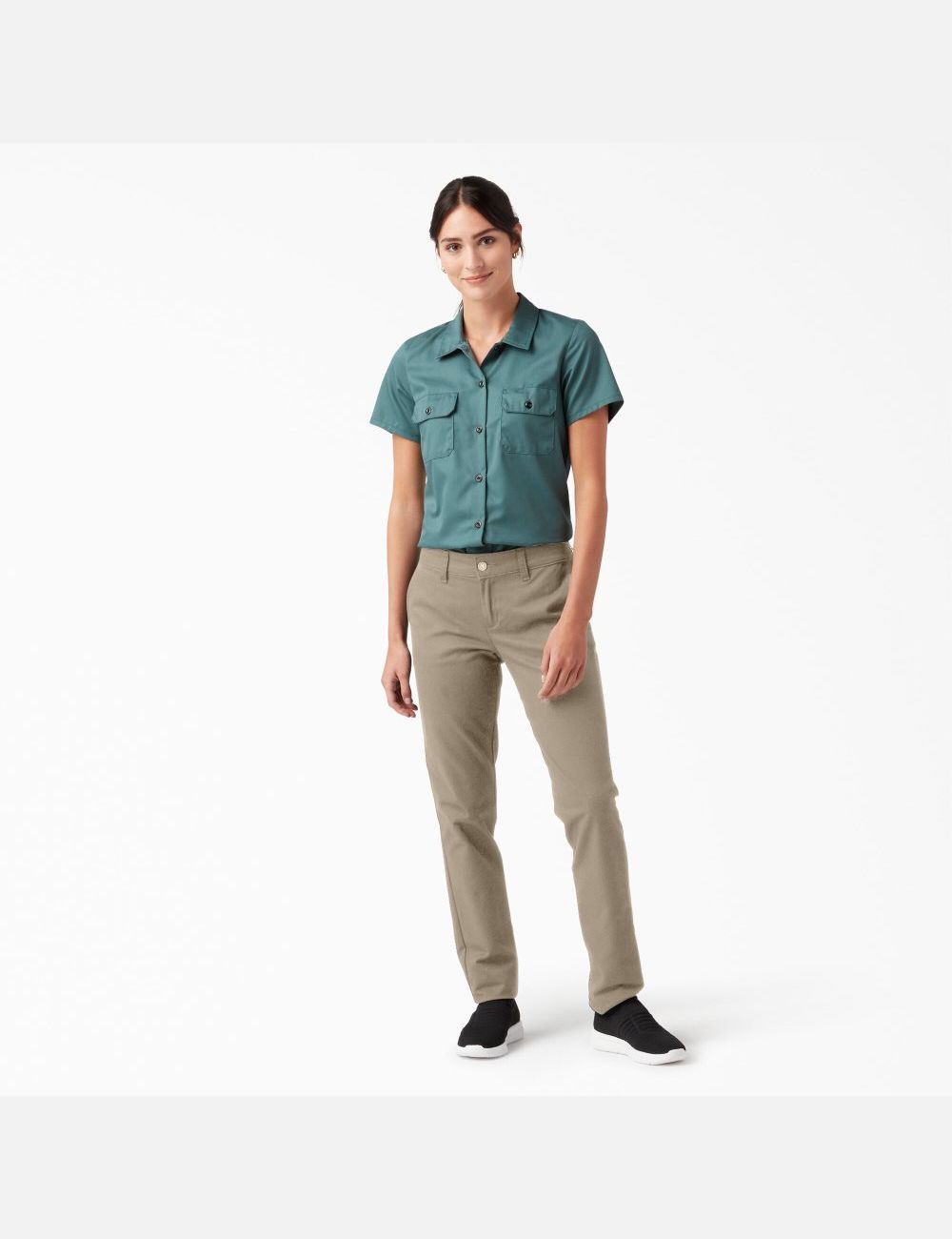 Pantalons Décontractés Dickies Mince Twill Marron | 608KGZNIJ