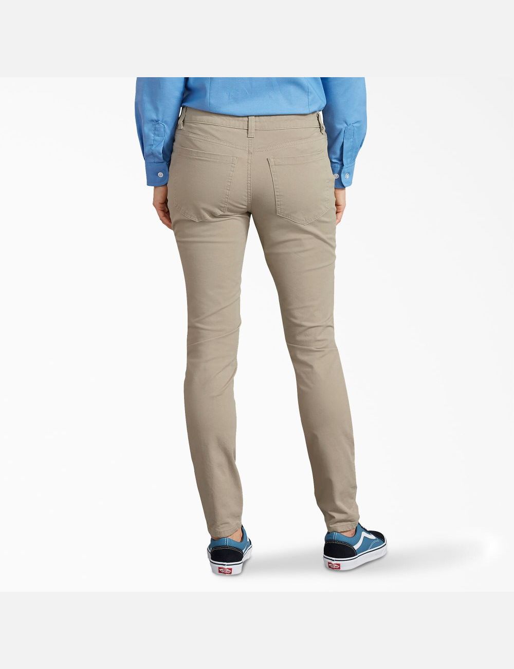 Pantalons Décontractés Dickies Perfect Shape Grise | 192CRQOYW