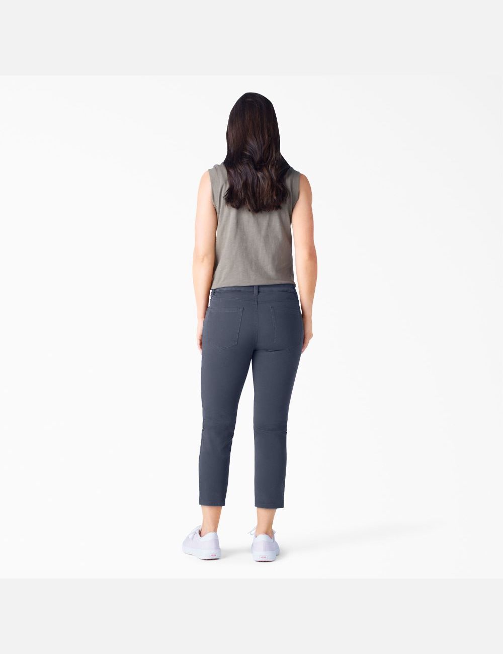 Pantalons Décontractés Dickies Perfect Shape Mince Fit Capri Bleu Marine | 739DKUEMV