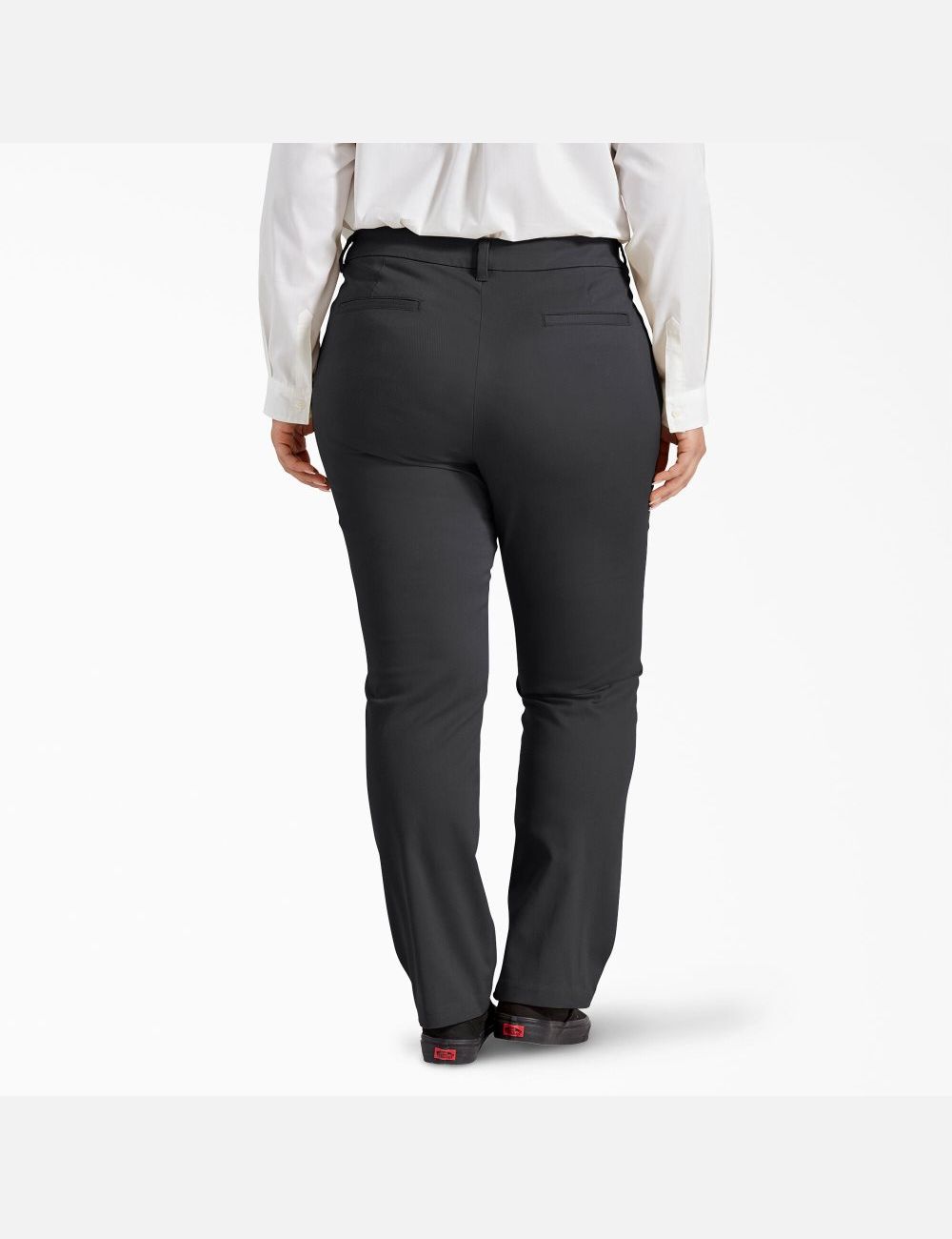 Pantalons Décontractés Dickies Plus Perfect Shape Bootcut Noir | 109JDZNTP