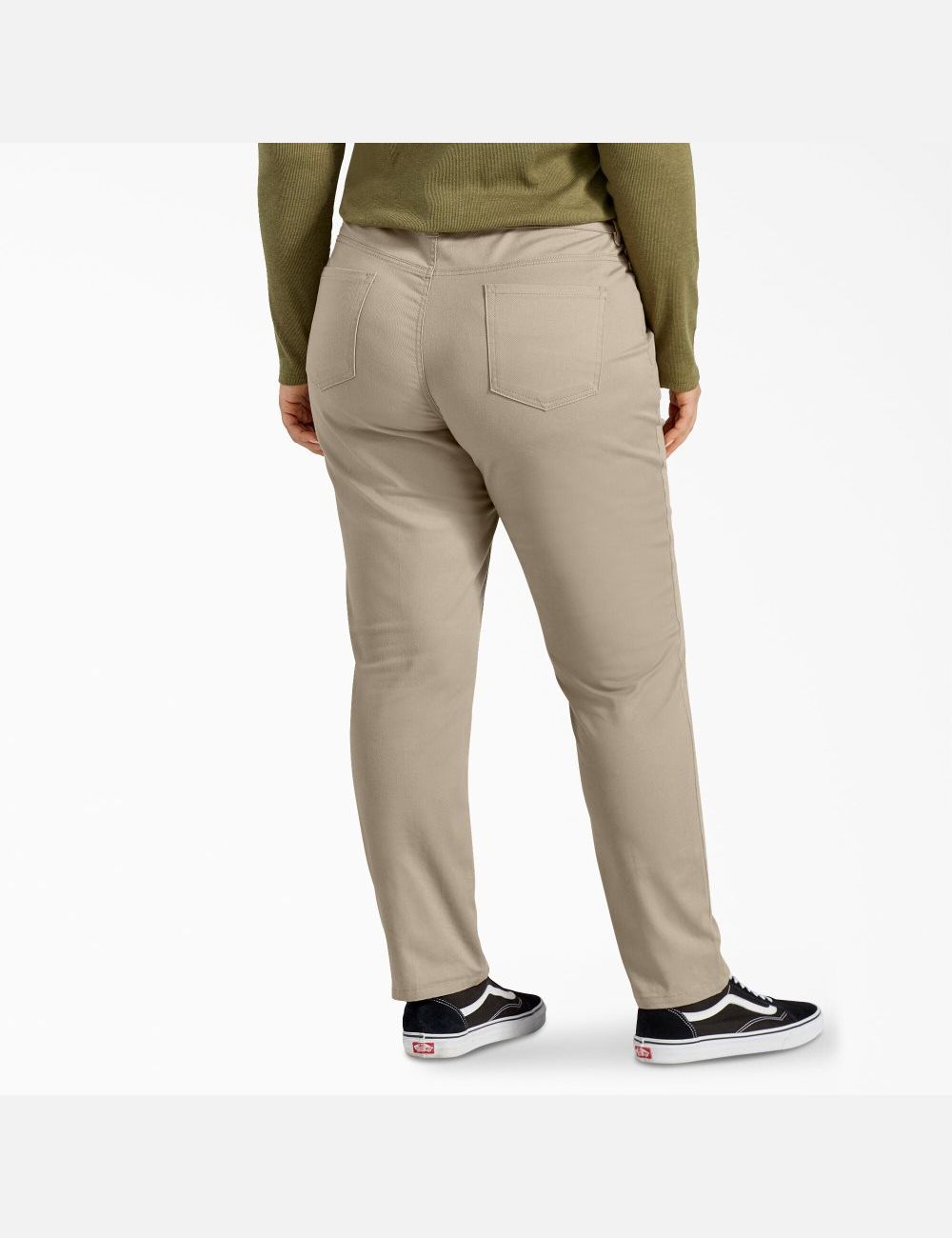 Pantalons Décontractés Dickies Plus Perfect Shape Grise | 176UXWMJI