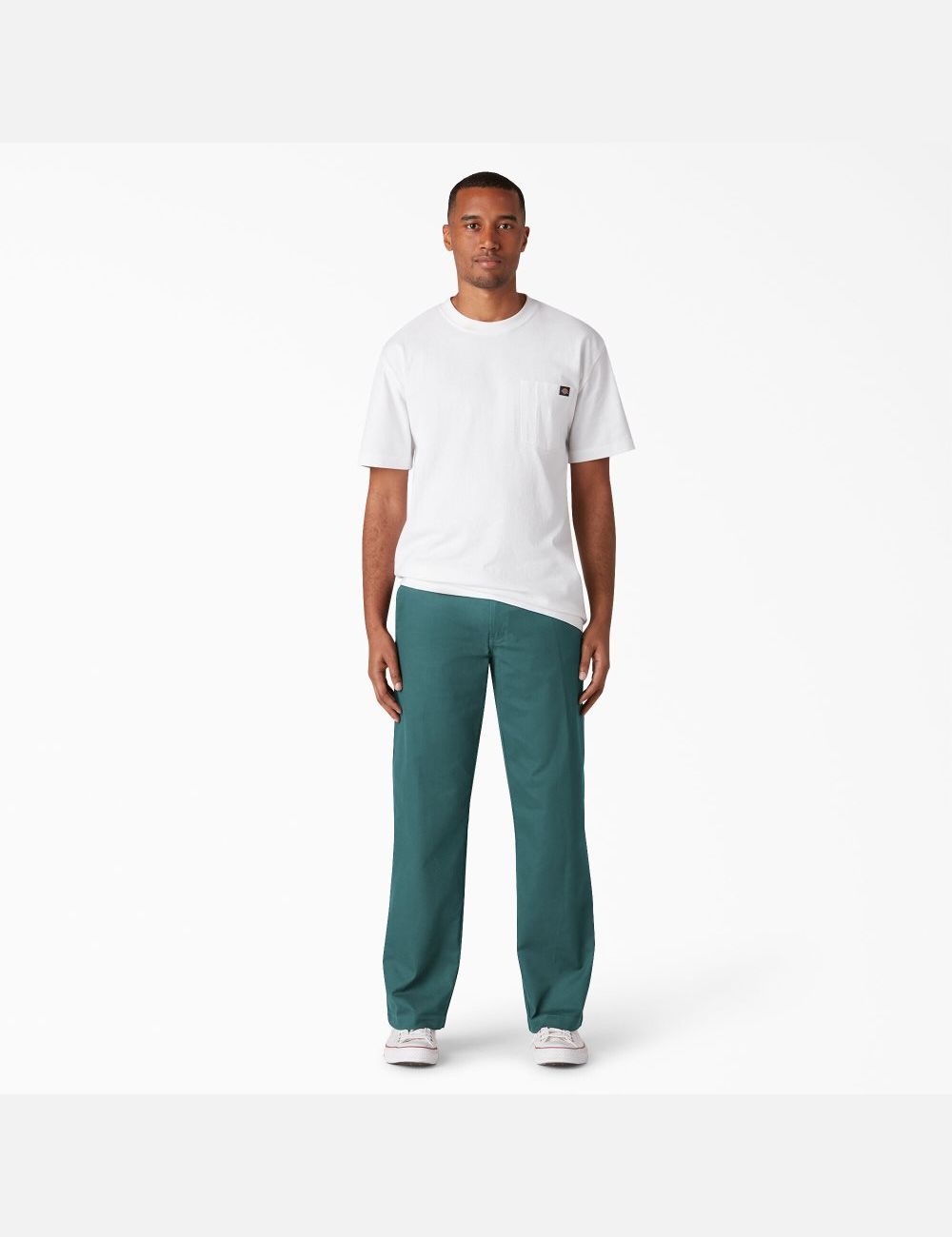 Pantalons Décontractés Dickies Regular Fit Twill & Ripstop Vert | 328OZQBNW