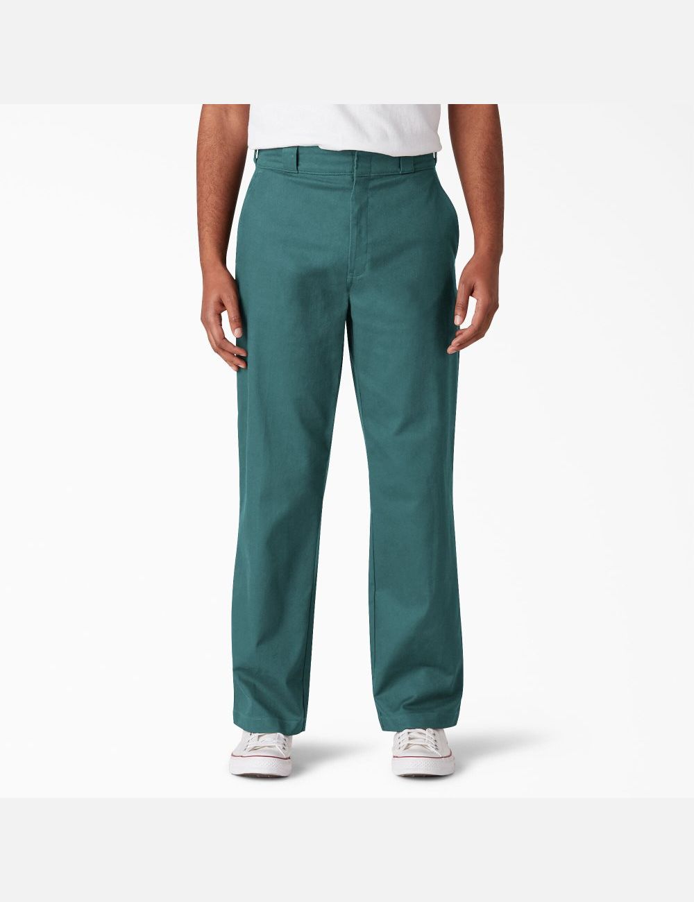 Pantalons Décontractés Dickies Regular Fit Twill & Ripstop Vert | 328OZQBNW