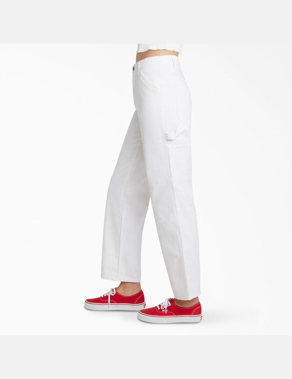 Pantalons Décontractés Dickies Relaxed Fit Carpenter Blanche | 538YDMWJF