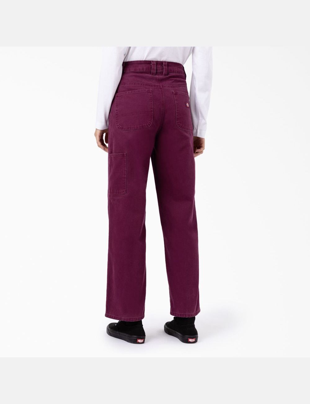 Pantalons Décontractés Dickies Stonewashed Duck Utility Violette Bordeaux | 065PJSKRN