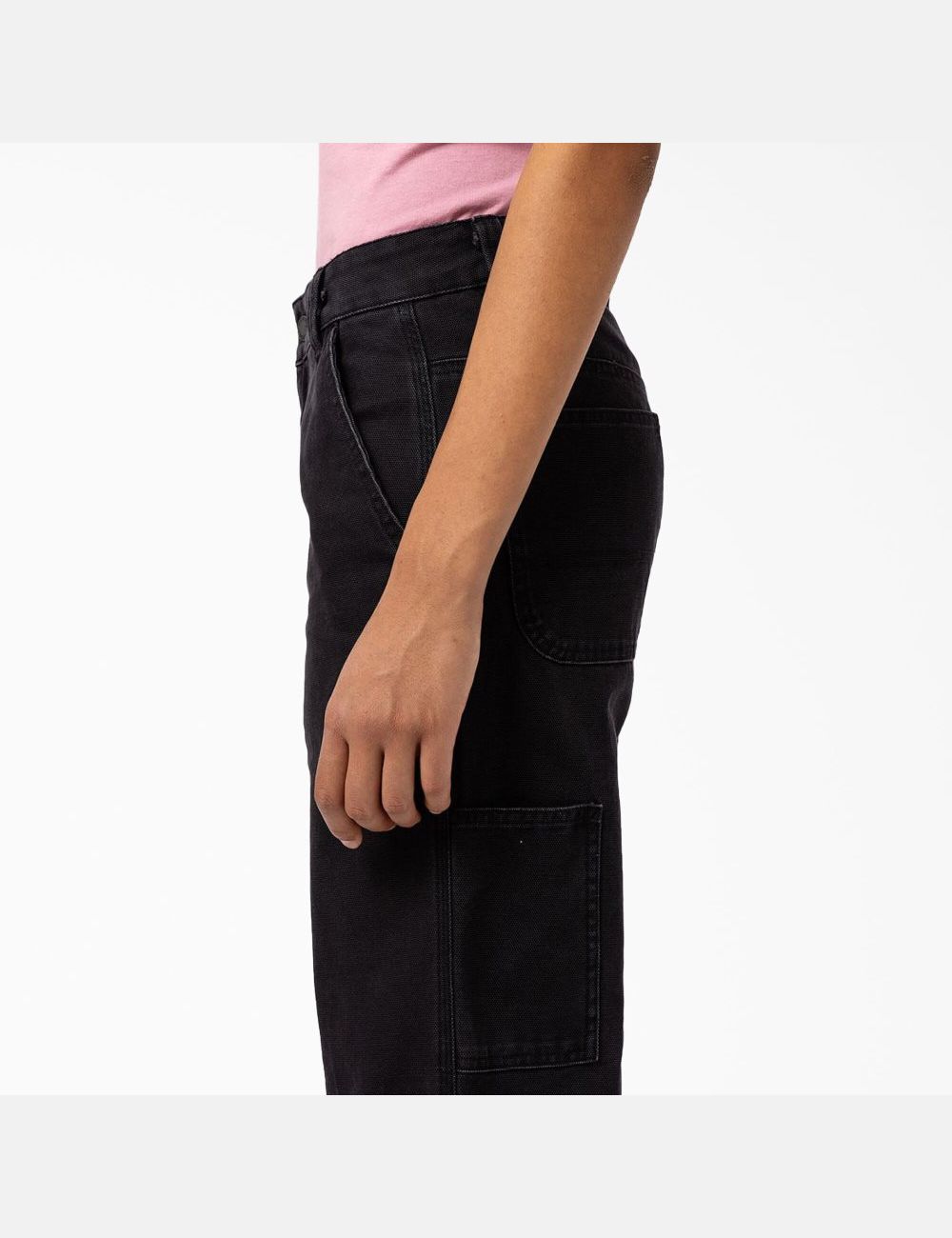 Pantalons Décontractés Dickies Stonewashed Duck Utility Noir | 528YICTZR