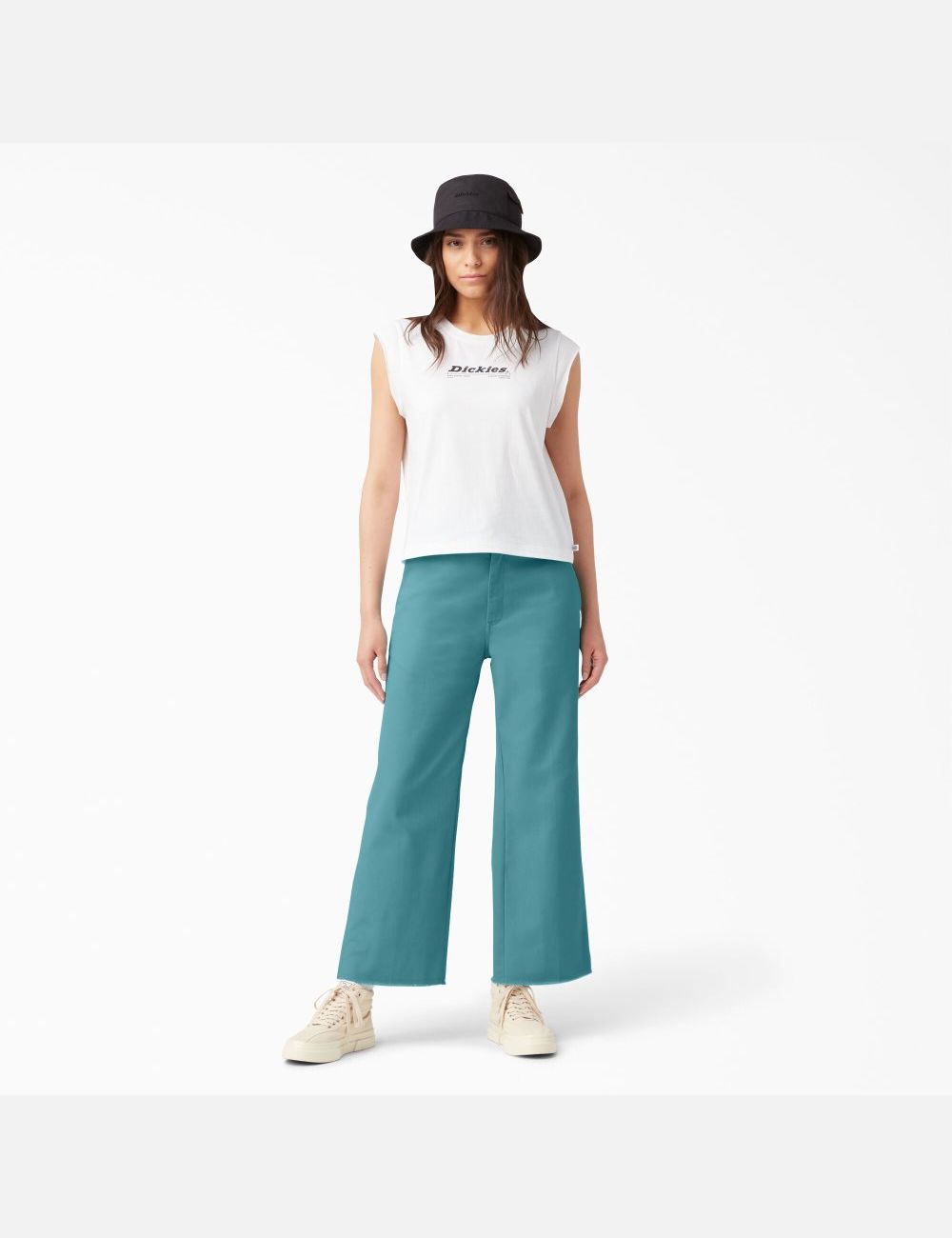 Pantalons Décontractés Dickies Twill Cropped Multicolore | 572LTNXRO