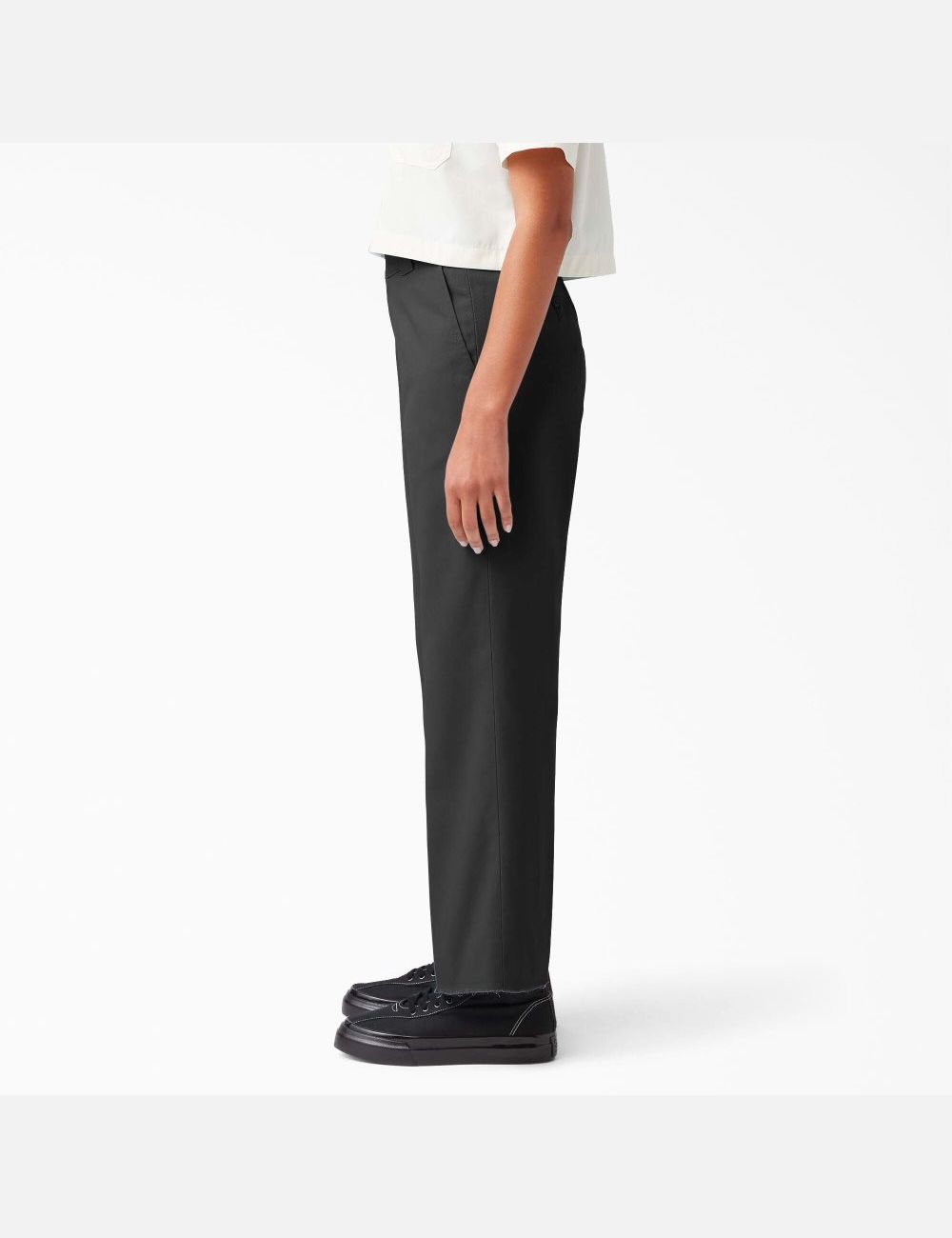 Pantalons Décontractés Dickies Twill Cropped Noir | 624UJRQEK