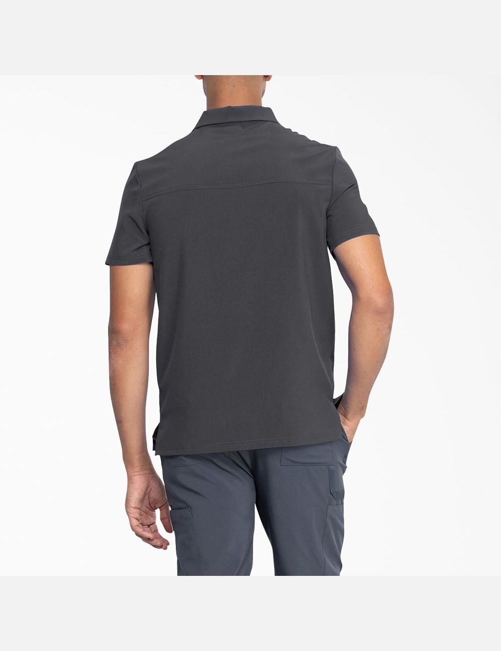 Polos Dickies EDS Essentials Medical Bleu Grise | 614KJUVMH