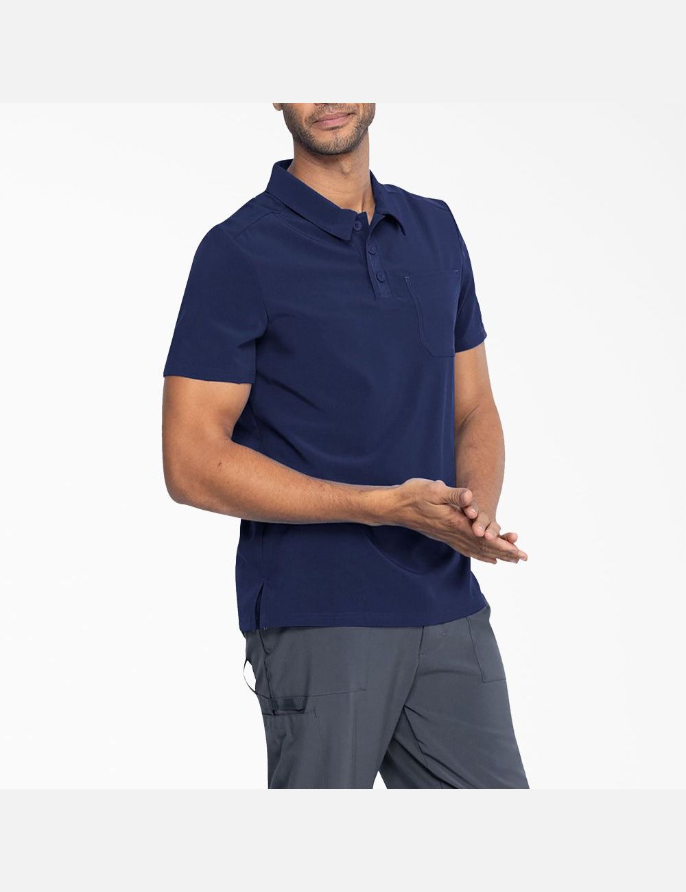 Polos Dickies EDS Essentials Medical Bleu Marine Bleu | 721ZDBTPQ