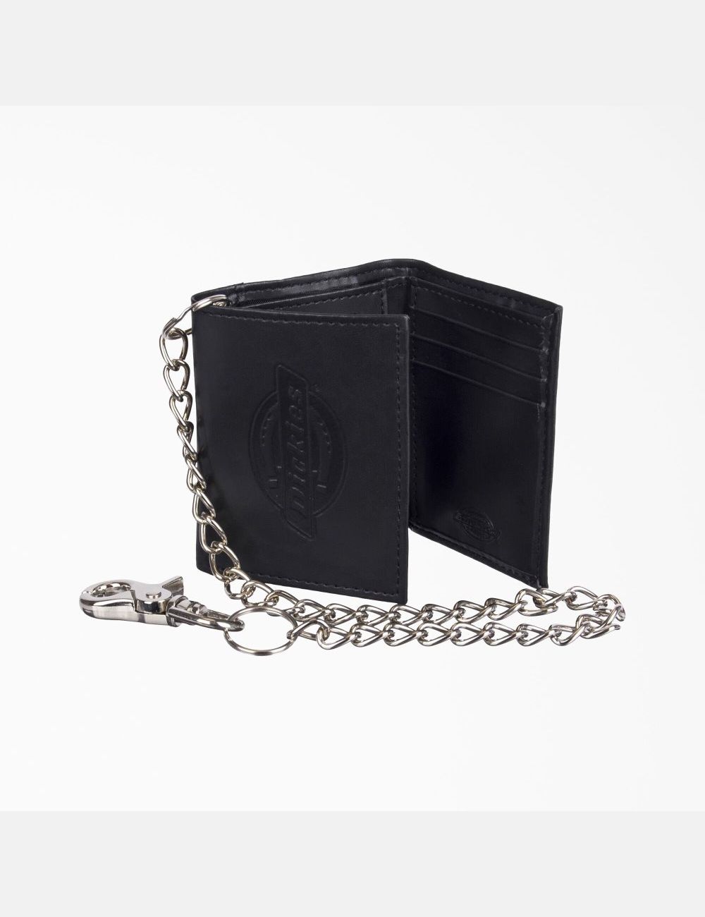 Portefeuilles Dickies Chain Trifold Noir | 210YZNWHU