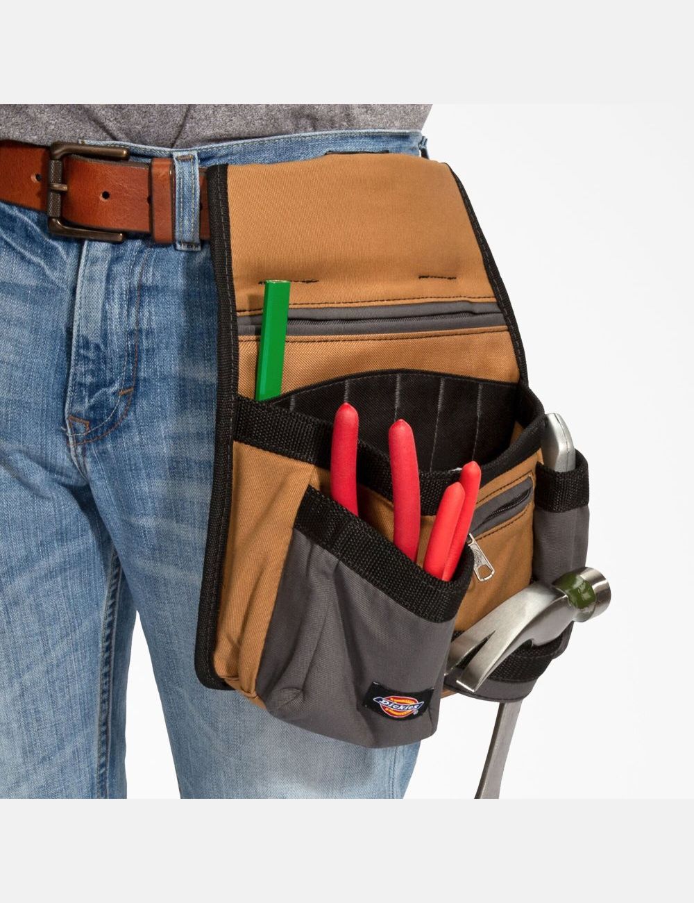 Sacs À Outils Dickies 11-Pocket Pouch Marron | 174VMIATX