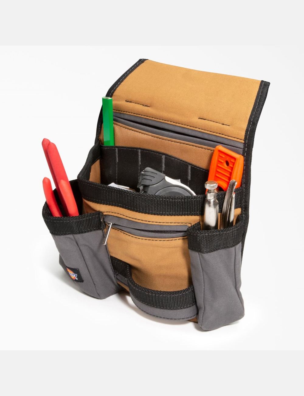 Sacs À Outils Dickies 11-Pocket Pouch Marron | 174VMIATX