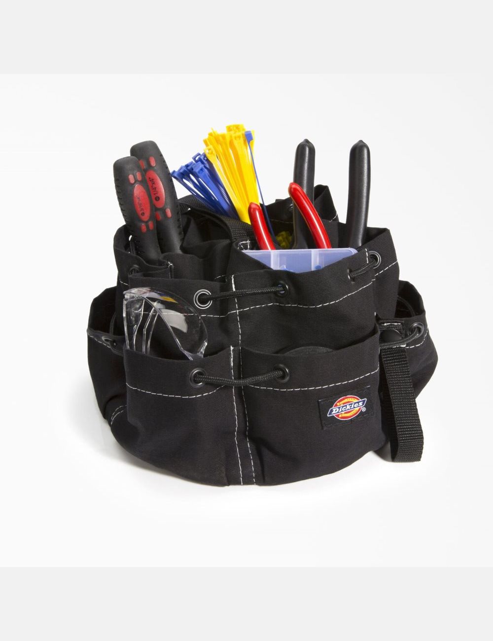 Sacs À Outils Dickies 12-Pocket Drawstring Organizer Noir | 318ZDWCHS