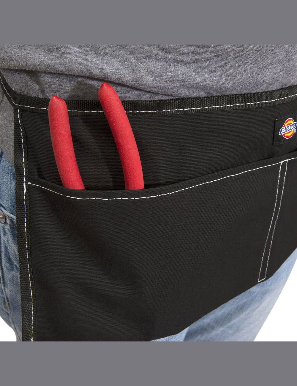 Sacs À Outils Dickies 2-Pocket Tela Apron Noir | 791XPENFB