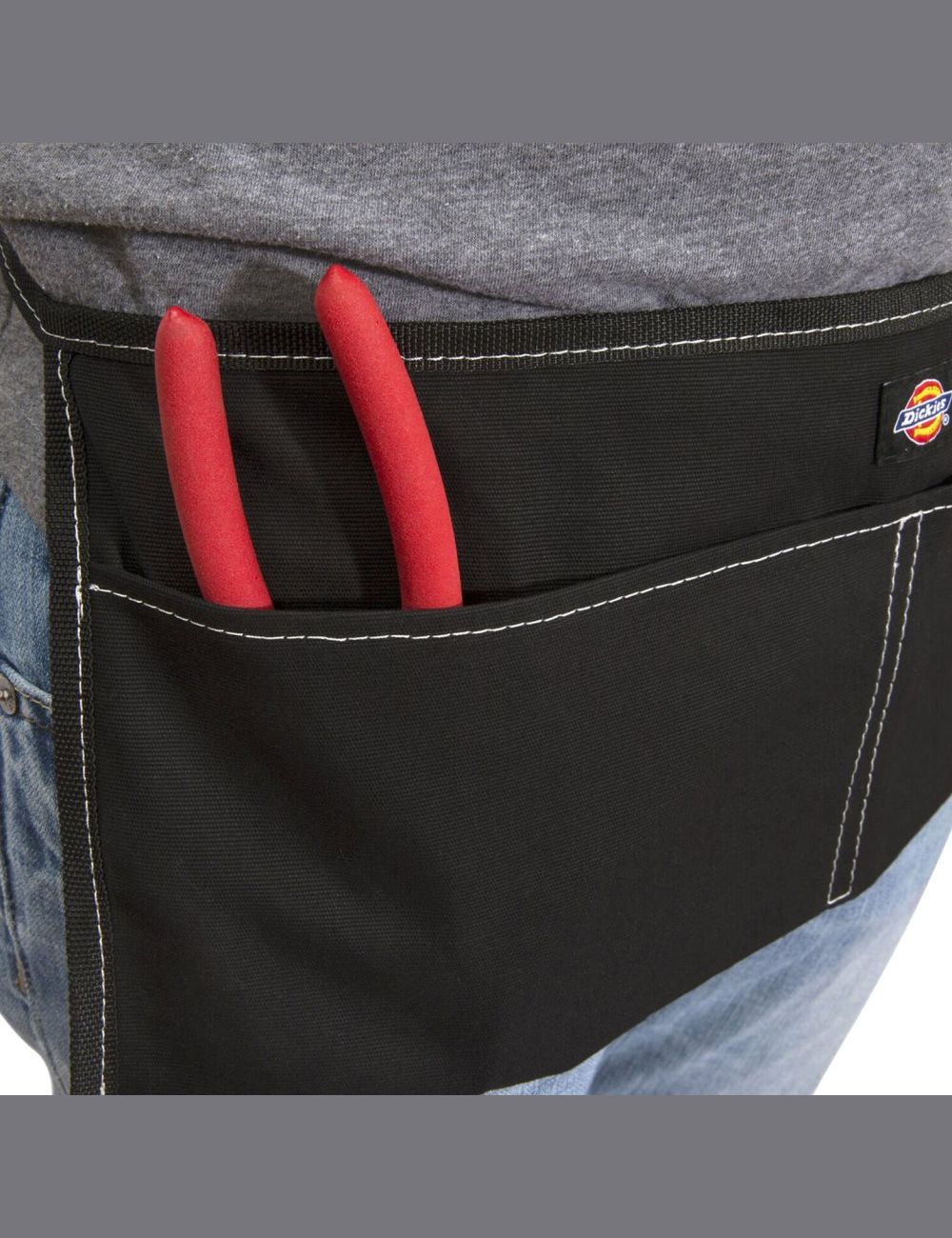 Sacs À Outils Dickies 2-Pocket Tela Apron Noir | 791XPENFB