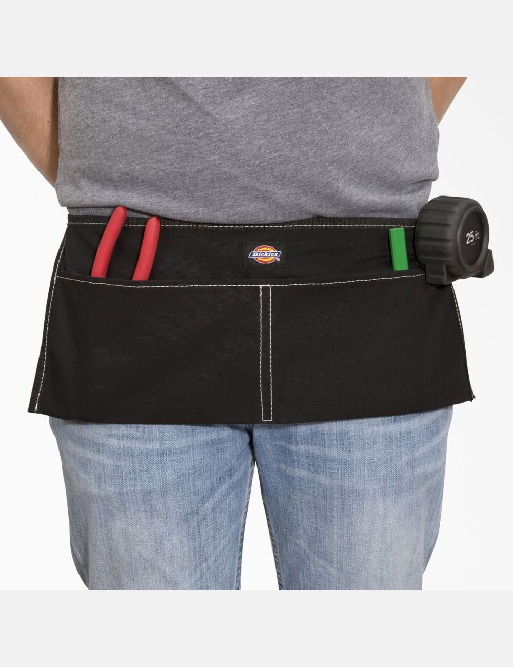 Sacs À Outils Dickies 2-Pocket Tela Apron Noir | 791XPENFB