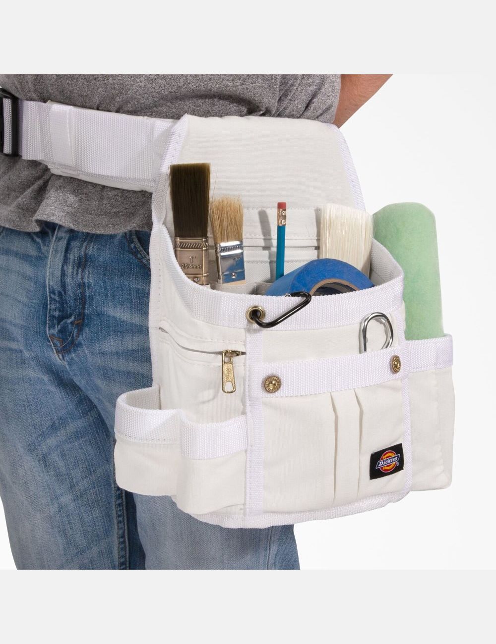 Sacs À Outils Dickies Painters 8-Pocket Utility Pouch & Rembourré Belt Set Blanche | 871RZANSD