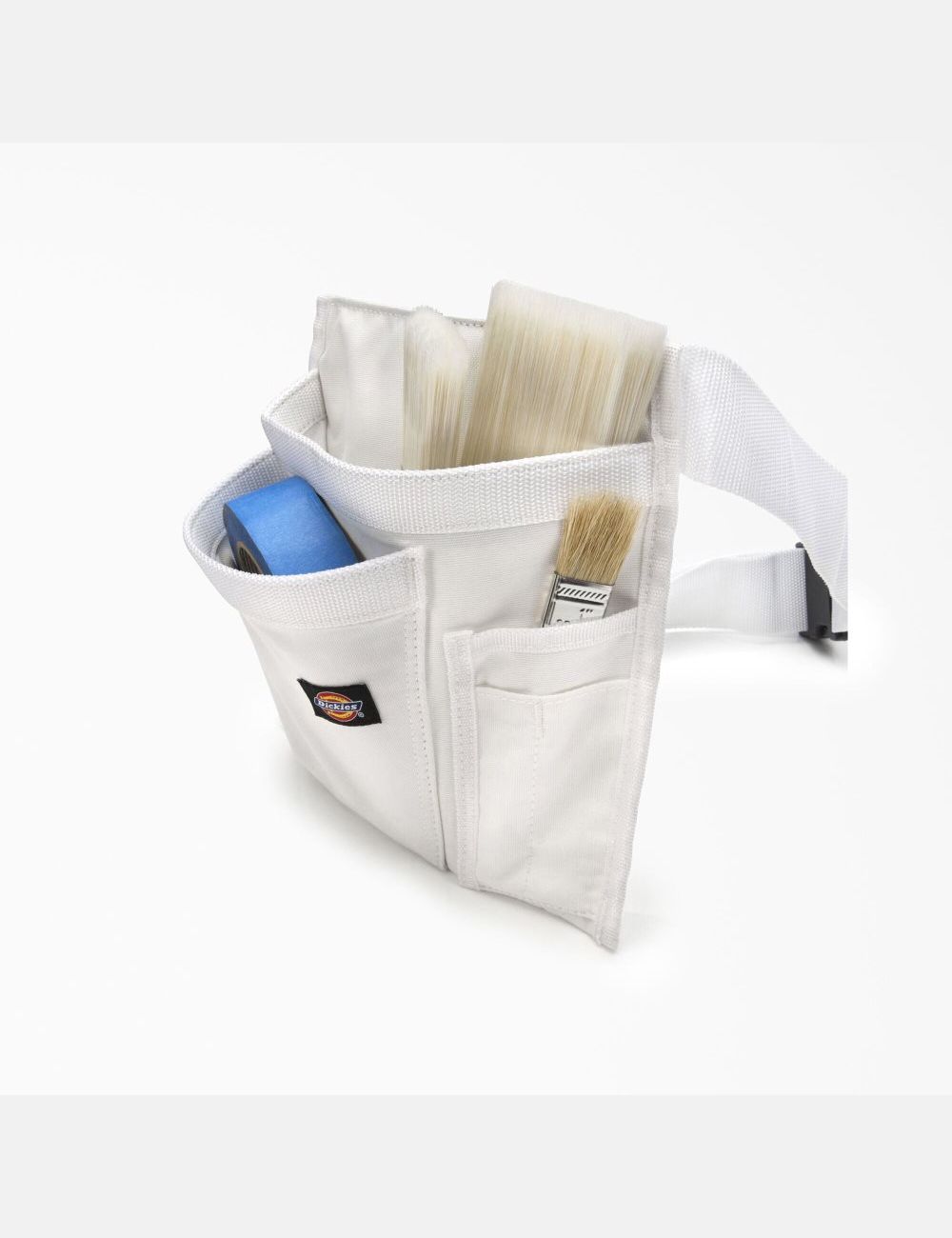 Sacs À Outils Dickies Painters Travail Apron with Pouch Blanche | 517JLESKM