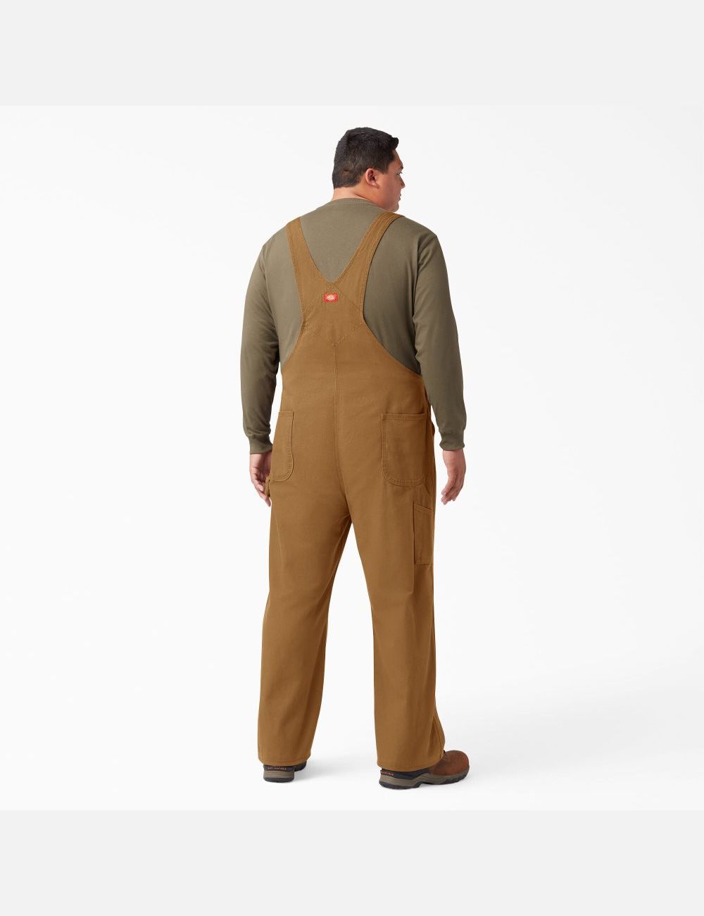 Salopettes Dickies Classiche Bib Marron | 738STKGWF