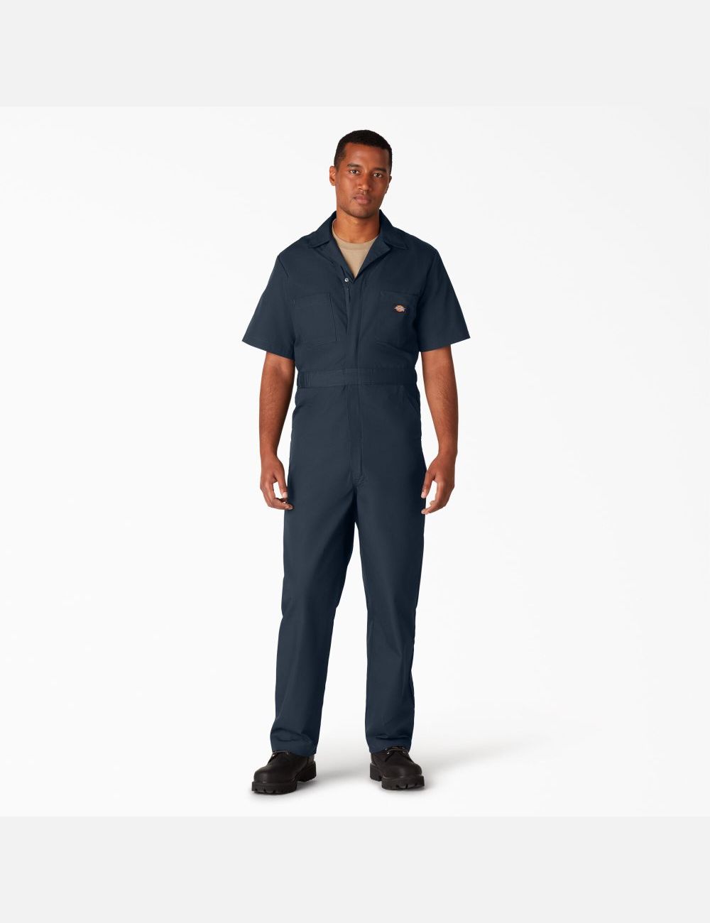 Salopettes Dickies Corta Sleeve Bleu Marine | 021PISVYQ