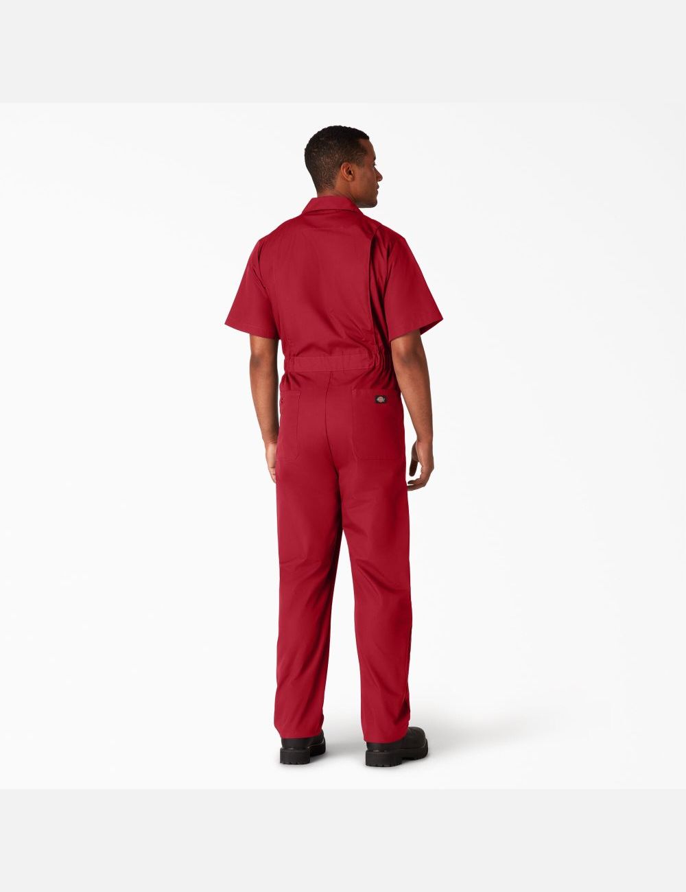 Salopettes Dickies Corta Sleeve Rouge | 524XQMHUD