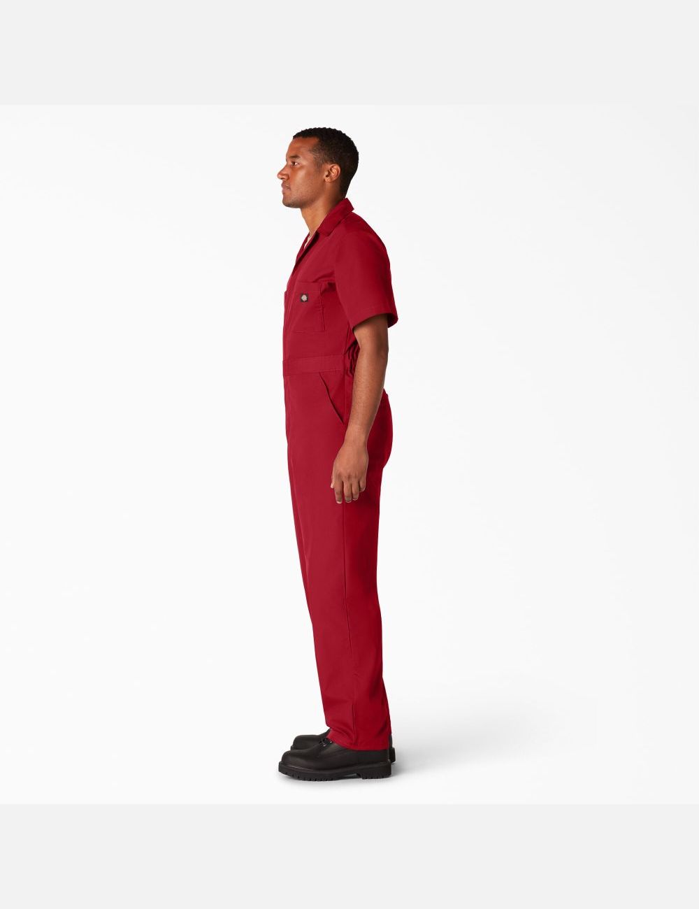 Salopettes Dickies Corta Sleeve Rouge | 524XQMHUD