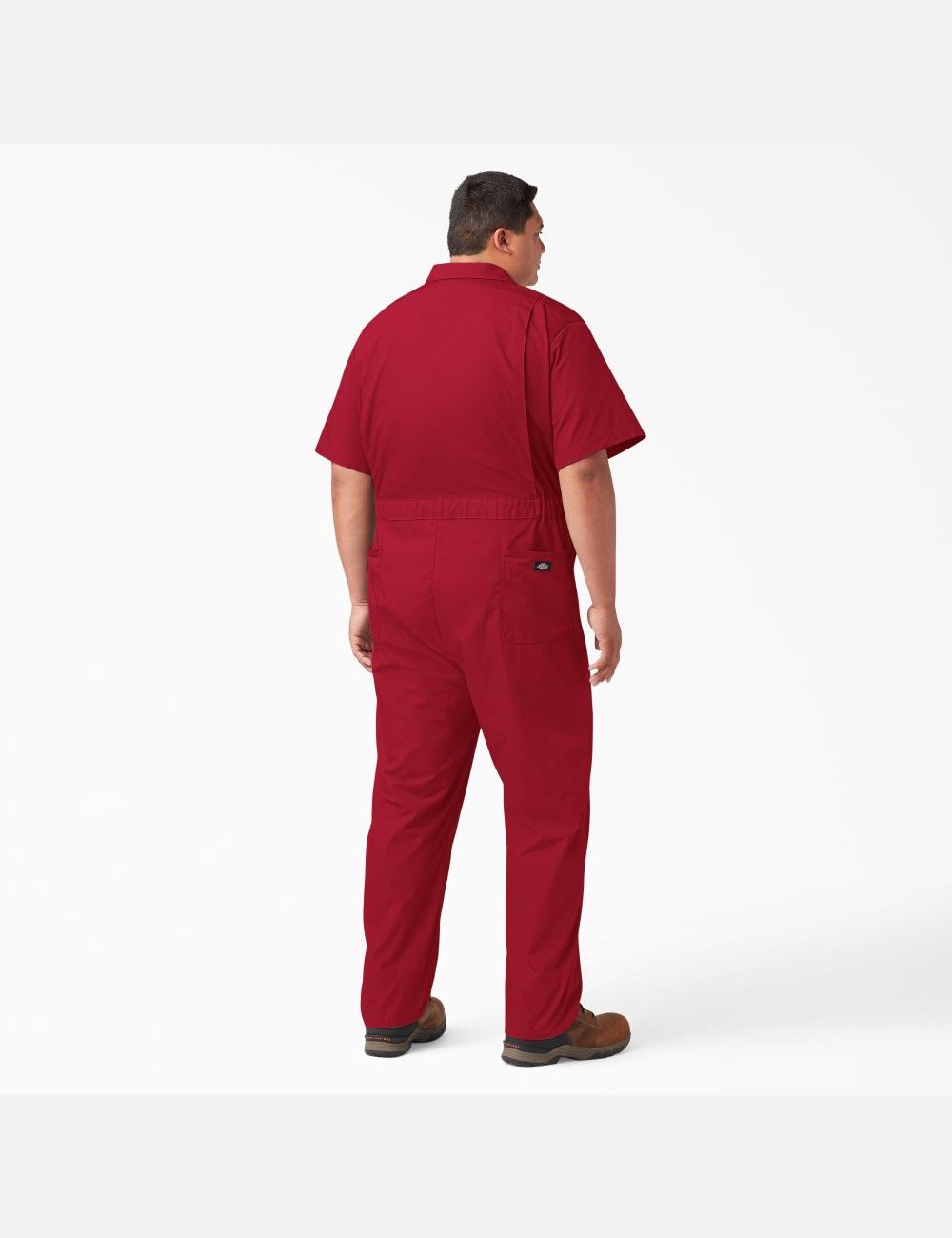 Salopettes Dickies Corta Sleeve Rouge | 524XQMHUD