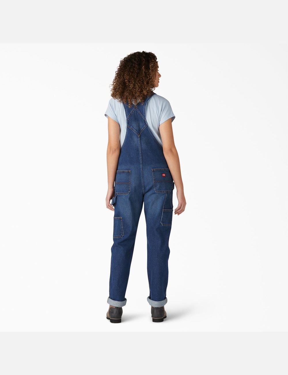 Salopettes Dickies Denim Boyfriend Fit Bib Multicolore | 762ALQRYN