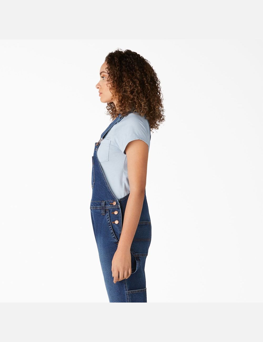 Salopettes Dickies Denim Boyfriend Fit Bib Multicolore | 762ALQRYN