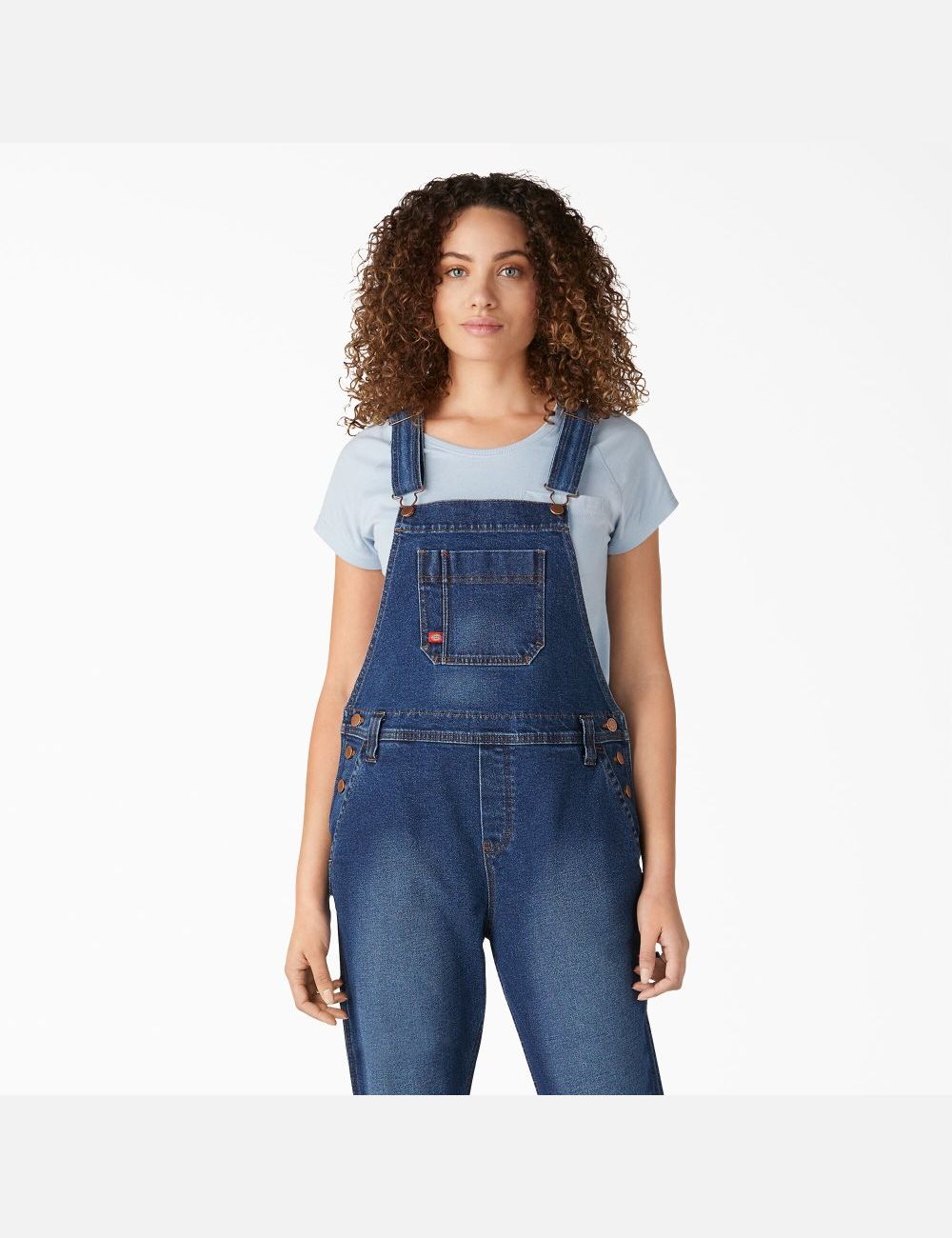 Salopettes Dickies Denim Boyfriend Fit Bib Multicolore | 762ALQRYN