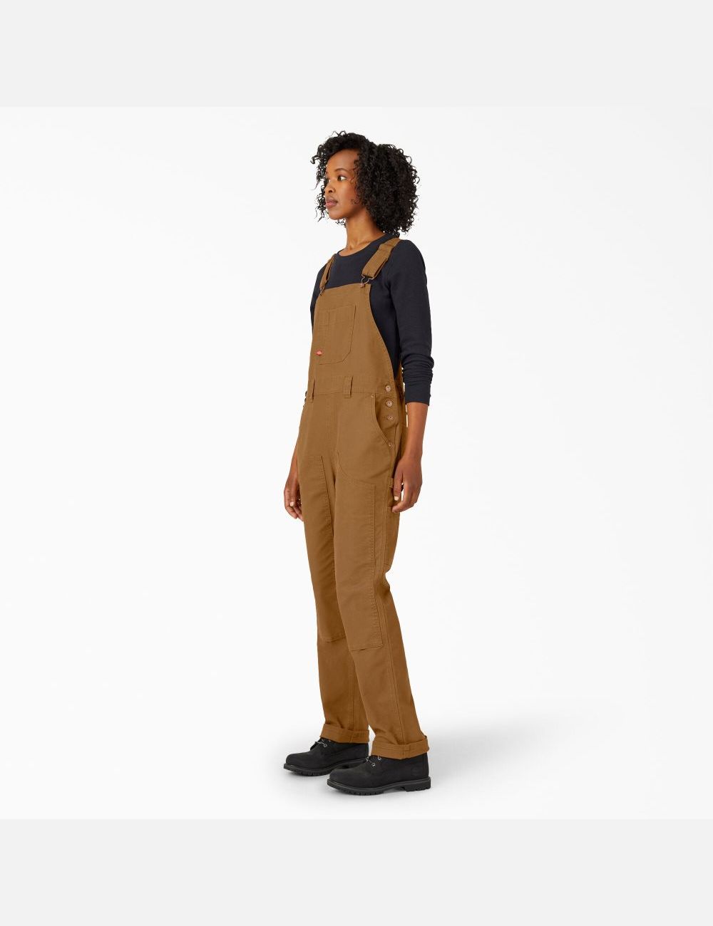 Salopettes Dickies Duck Double Front Bib Marron | 817VRTBGK