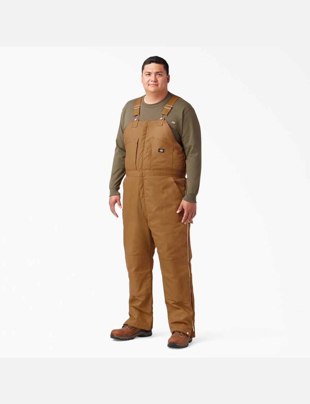 Salopettes Dickies Duck Insulated Bib Marron | 694CTGYHR