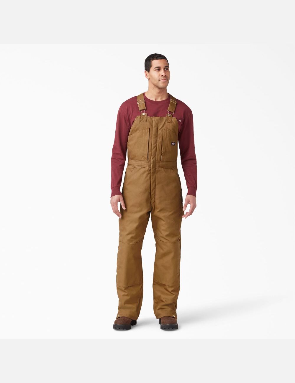 Salopettes Dickies Duck Insulated Bib Marron | 694CTGYHR