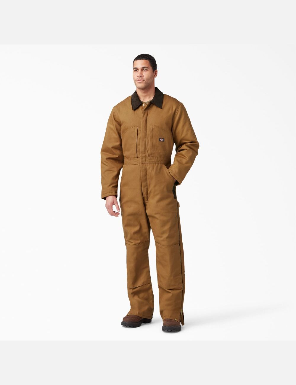 Salopettes Dickies Duck Insulated Marron | 096QNETLG