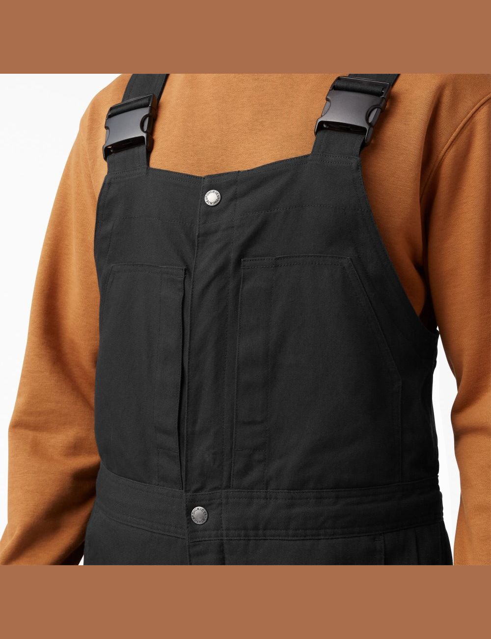 Salopettes Dickies DuraTech Renegade FLEX Insulated Bib Noir | 645JNHCWO