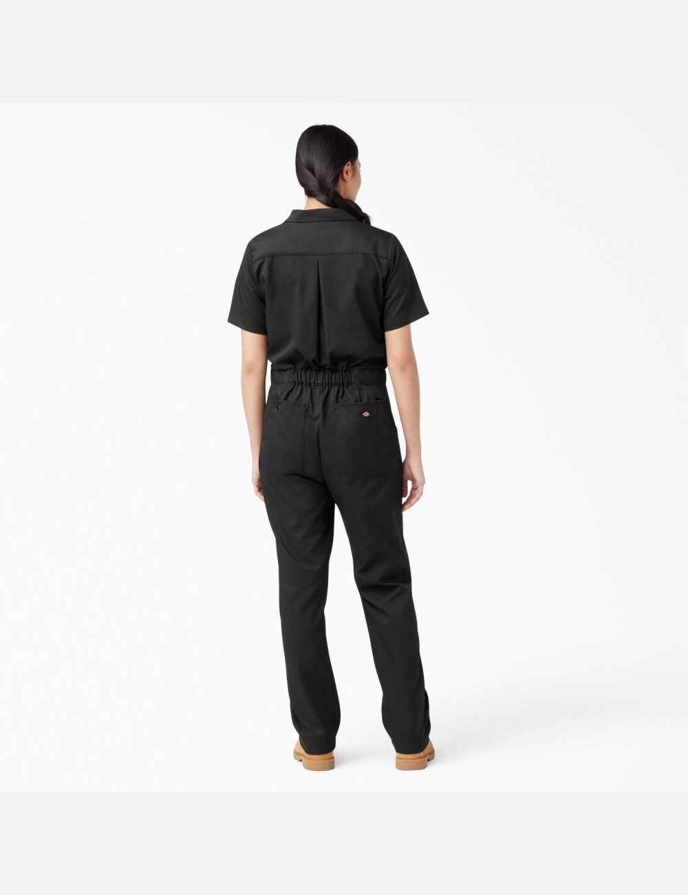 Salopettes Dickies FLEX Cooling Corta Sleeve Noir | 501AWELMF