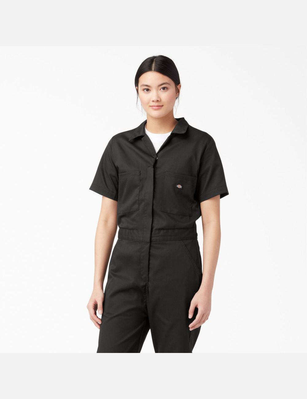 Salopettes Dickies FLEX Cooling Corta Sleeve Noir | 501AWELMF