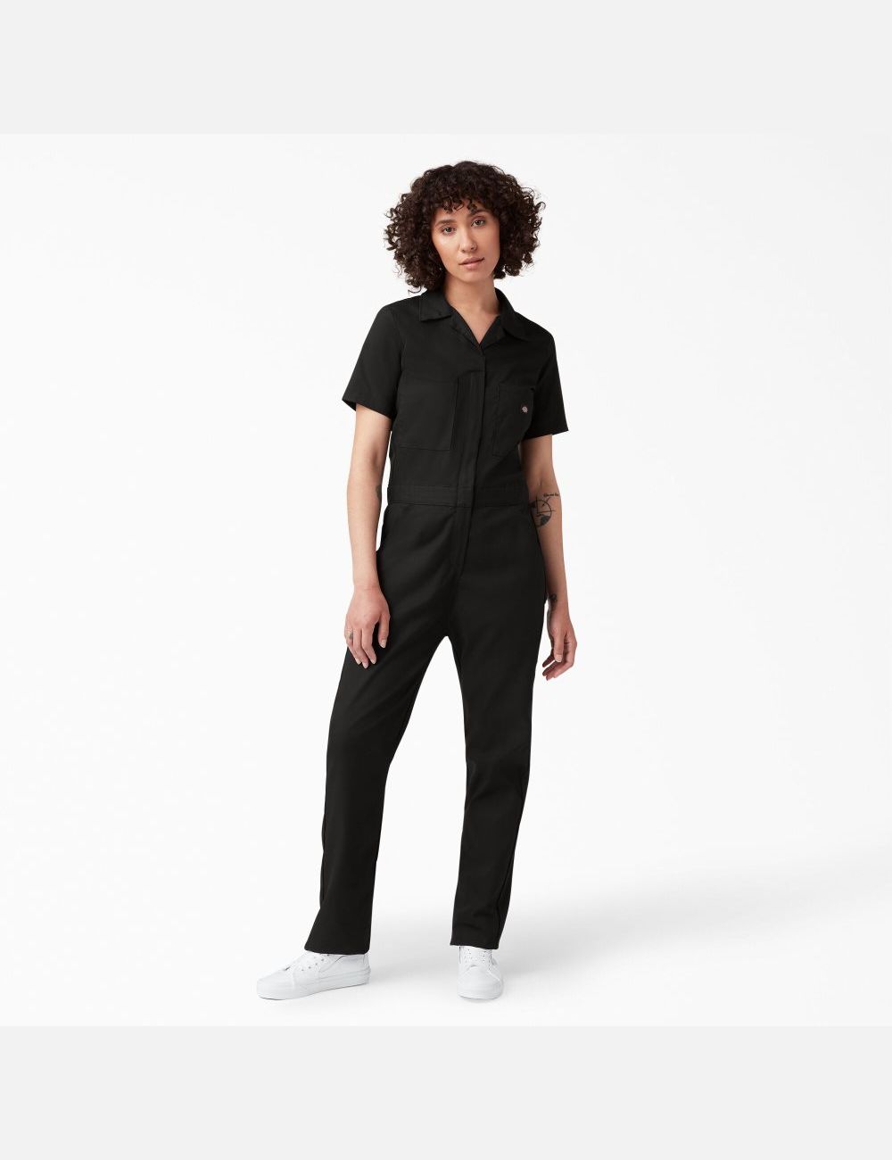 Salopettes Dickies FLEX Cooling Corta Sleeve Noir | 501AWELMF