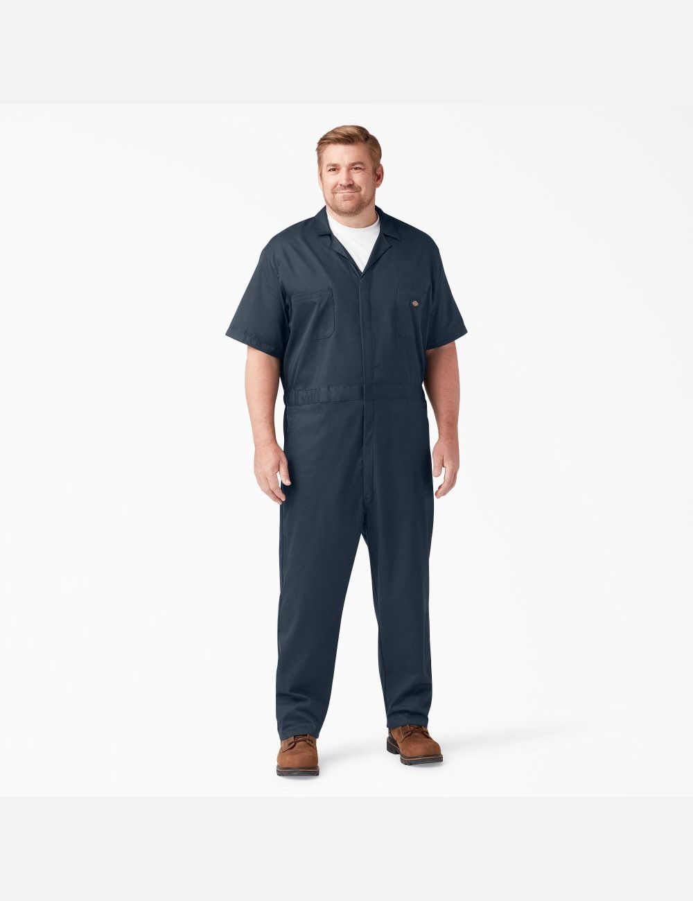 Salopettes Dickies FLEX Corta Sleeve Bleu Marine | 572IADUGT