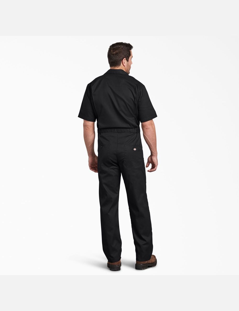 Salopettes Dickies FLEX Corta Sleeve Noir | 369BFNGAO