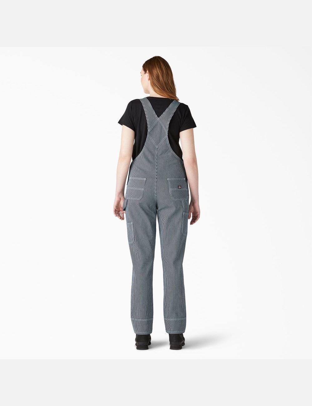 Salopettes Dickies Hickory Stripe Boyfriend Fit Bib Stripes | 628ZLMSTI