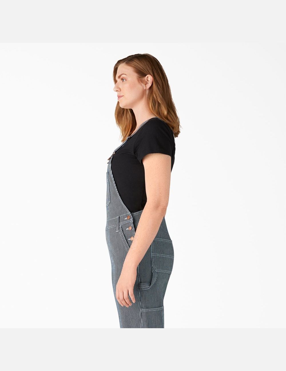 Salopettes Dickies Hickory Stripe Boyfriend Fit Bib Stripes | 628ZLMSTI