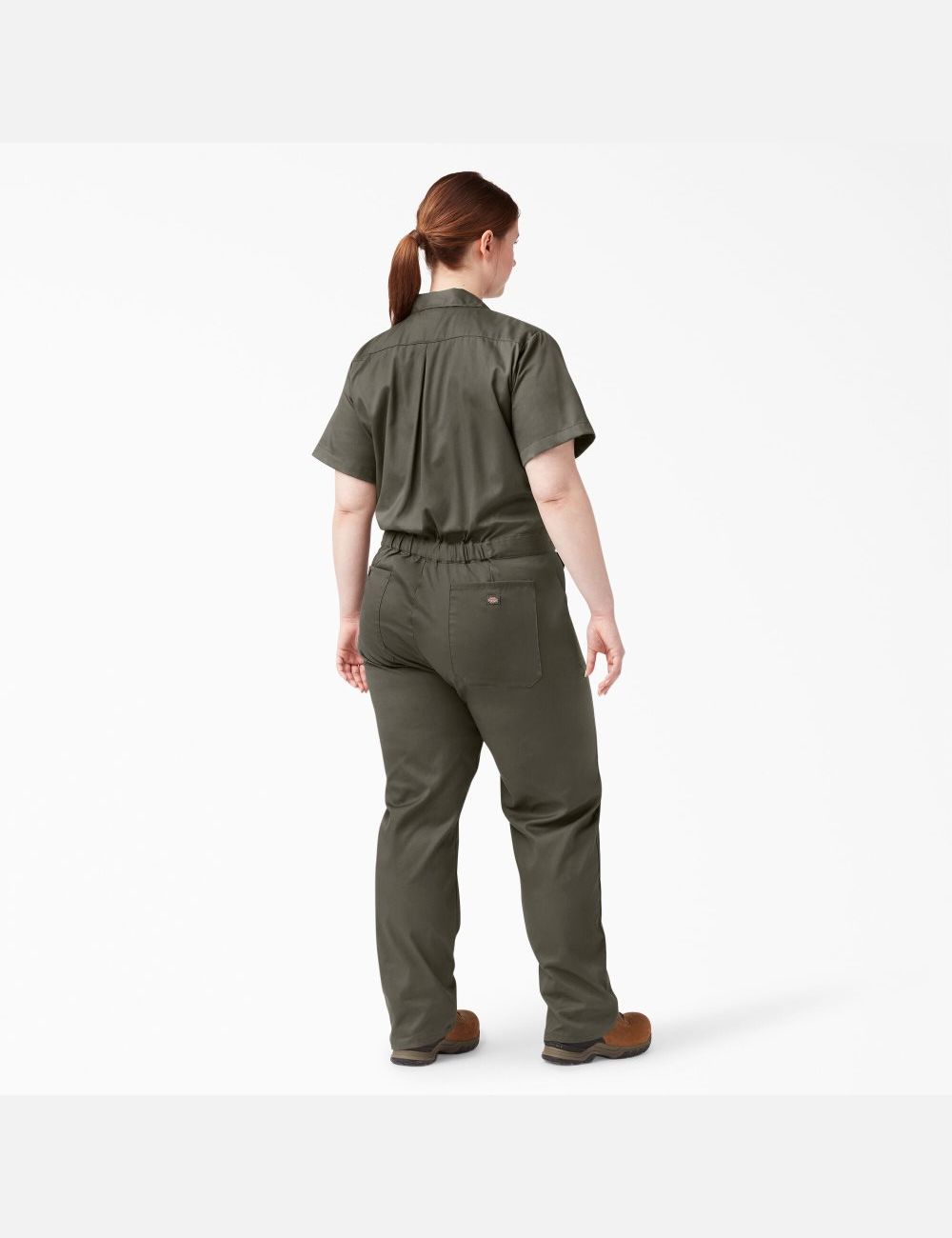 Salopettes Dickies Plus FLEX Cooling Corta Sleeve Vert | 024NXTEJD