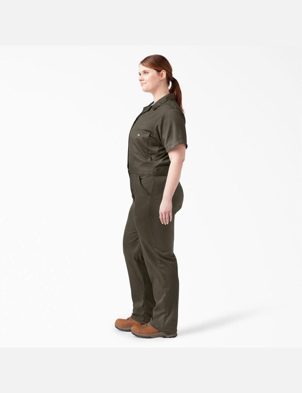 Salopettes Dickies Plus FLEX Cooling Corta Sleeve Vert | 024NXTEJD