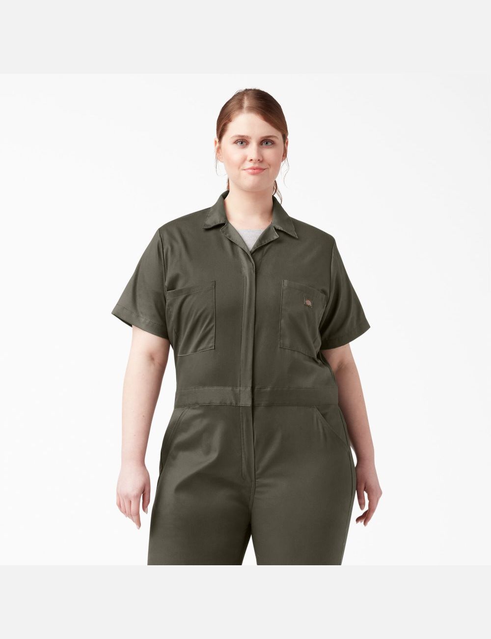 Salopettes Dickies Plus FLEX Cooling Corta Sleeve Vert | 024NXTEJD